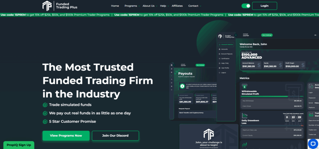 Funded Trading Plus - Best Remote Prop Trading Firms
