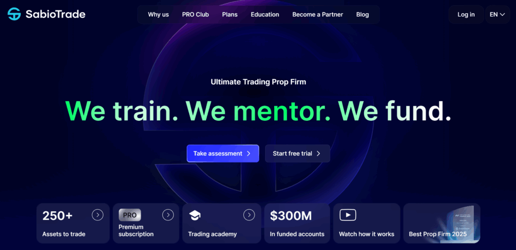 SabioTrade - Best Remote Prop Trading Firms
