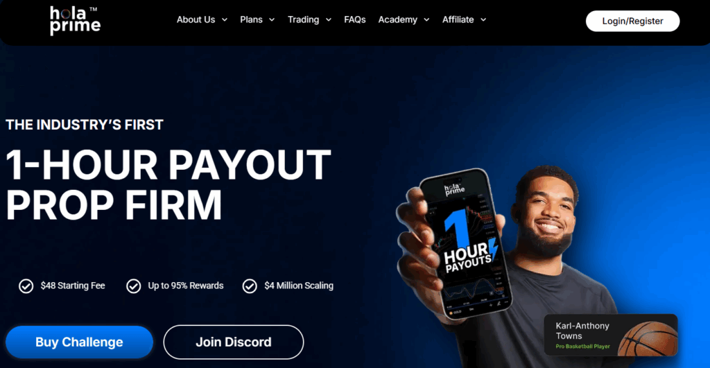 Hola Prime - Best Crypto Prop Trading Firms