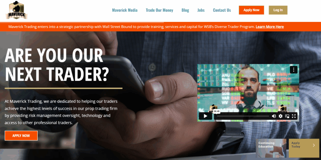 Maverick - Best Prop Firm for Options Trading