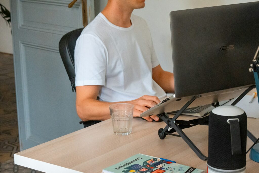 Man Working - Best Prop Firm for Options Trading
