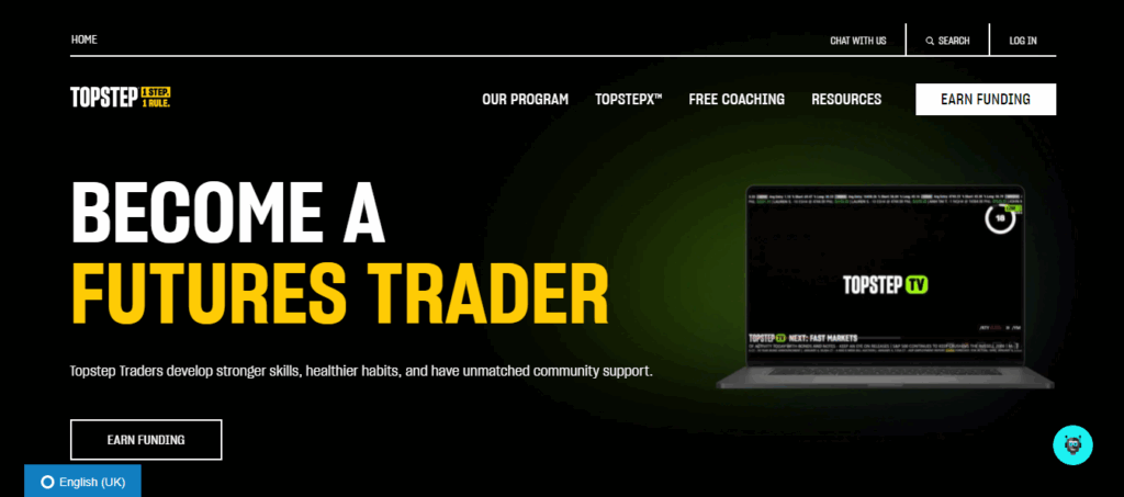 top step - No Minimum Trading Days Prop Firm